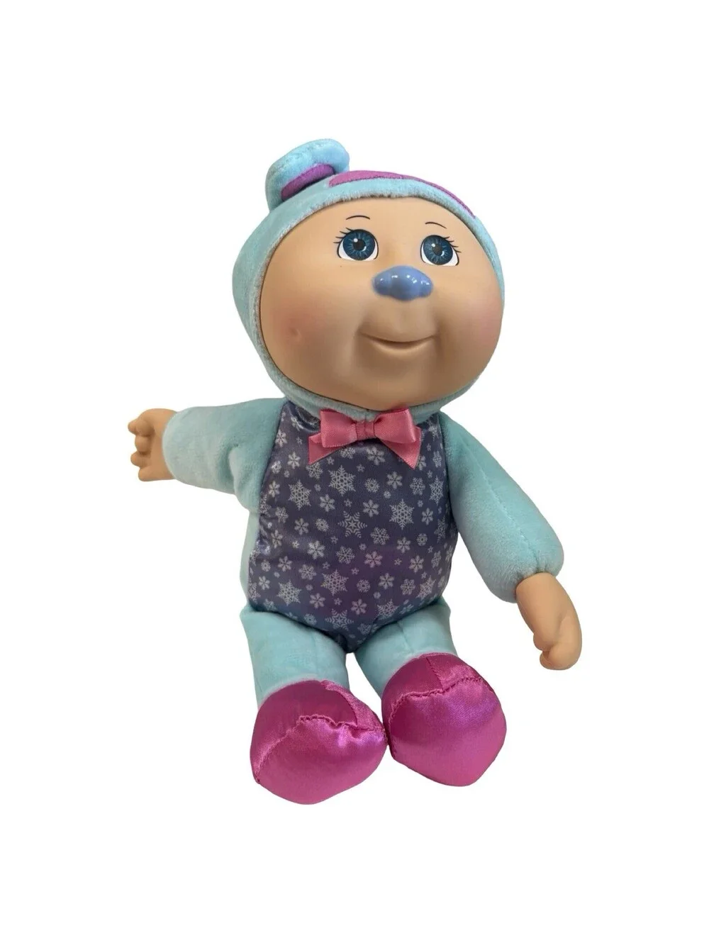 Cabbage Patch Kids Cuties Forest Friends Snowflake Reindeer Bear Blue 10